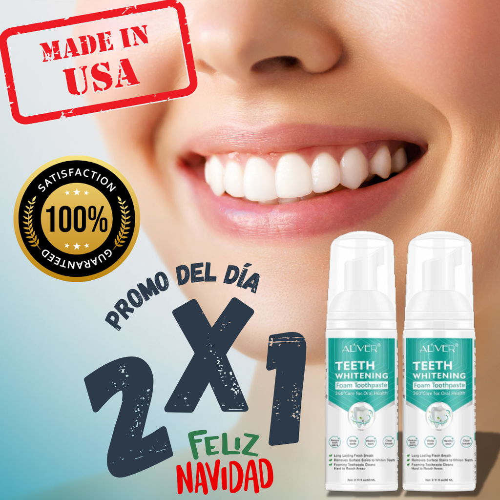 Espuma Dental Blanqueadora TEETH WHITENING™ Plus